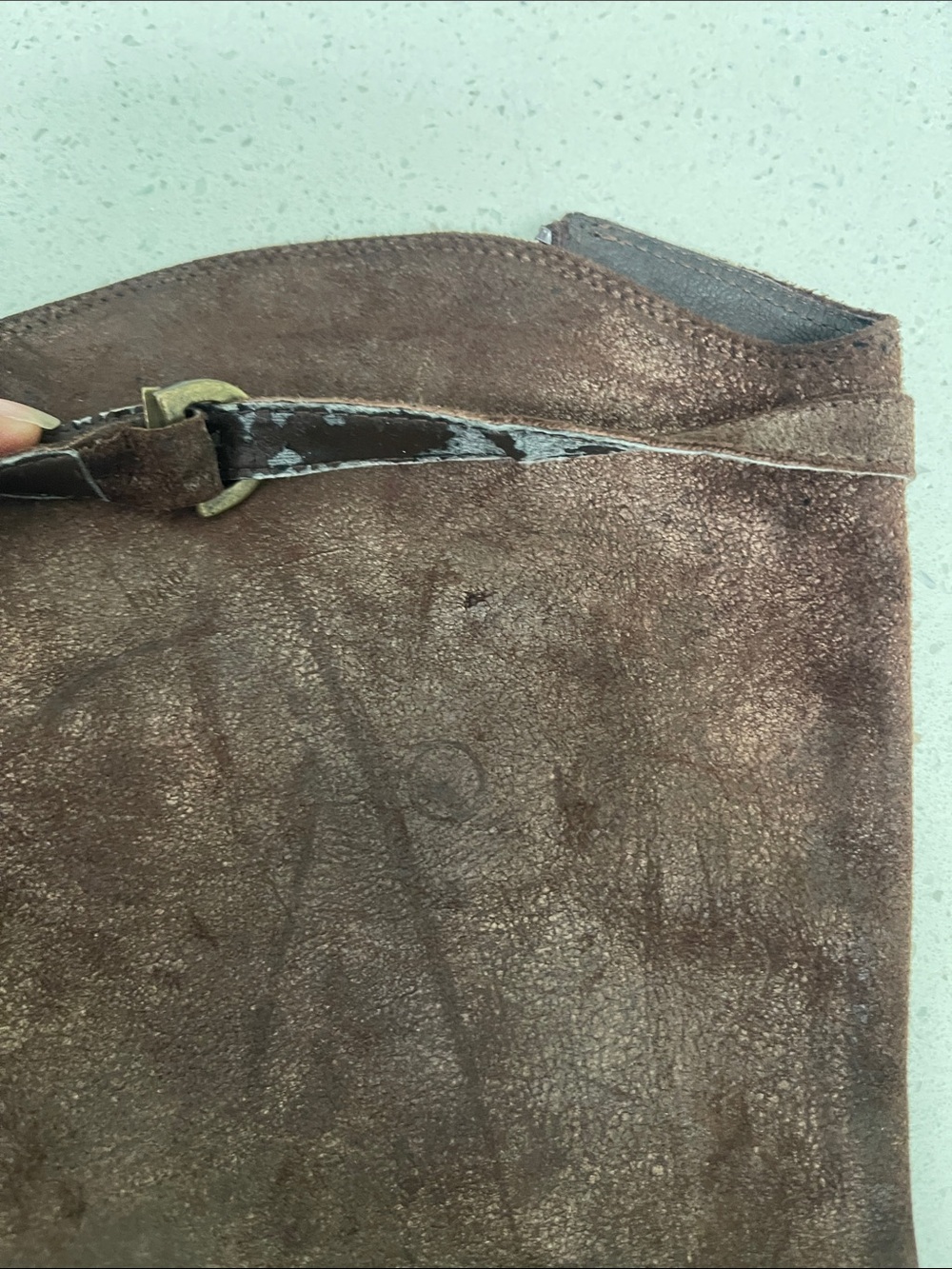 AFEF Disstressed Cowboy Boots‎ - Picture 6 of 8